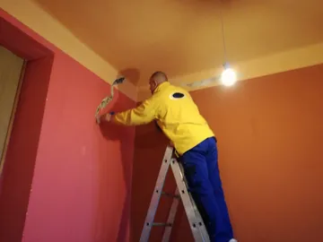 Malování interiéru restaurace Hostěrádky-Rešov